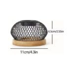 Bruleur Encens - Grille Metal et Support en Bois – Image 2