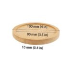 Lot de 4 Sous-Verres en Bambou – Image 2