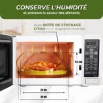 Couvercle Micro-Ondes avec Compartiment à Eau – Image 3