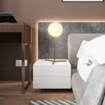 Lampe Minimaliste Boule sur Pied – Image 4