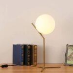 Lampe Minimaliste Boule sur Pied – Image 3