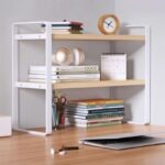 Etagère de Bureau à 2 Niveaux - 50x36x20cm