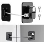 Serrure de Sécurité Flexible Adhésive pour Réfrigérateur, Porte, Fenêtre etc...