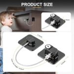 Serrure de Sécurité Flexible Adhésive pour Réfrigérateur, Porte, Fenêtre etc... – Image 2