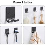 Ensemble 7 Accessoires de Salle de Bain Inox avec Finition Noire Mate – Image 2
