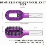 2 en 1 Brosse Demelante avec Brumisateur Cheveux (Couleur Aléatoire) – Image 5