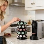 Support de Rangement Rotatif pour 40 Capsules de Café