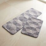 Set de 2 Tapis - 40x120 + 40x60cm - Gris – Image 2