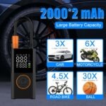 Compresseur / Gonfleur Electrique Rechargeable – Image 3