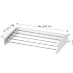 Séchoir à Linge Mural Repliable en Métal - 80cm – Image 3