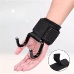 Paire de Crochets de Musculation avec Sangle de Maintien – Image 2