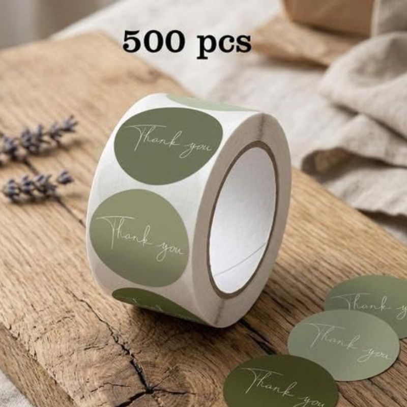 Copie de Copie de Sans titre (89) Rouleau Autocollants "Thank You" - 500pcs – Image 1