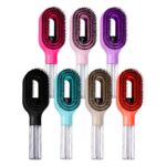 2 en 1 Brosse Demelante avec Brumisateur Cheveux (Couleur Aléatoire) – Image 2